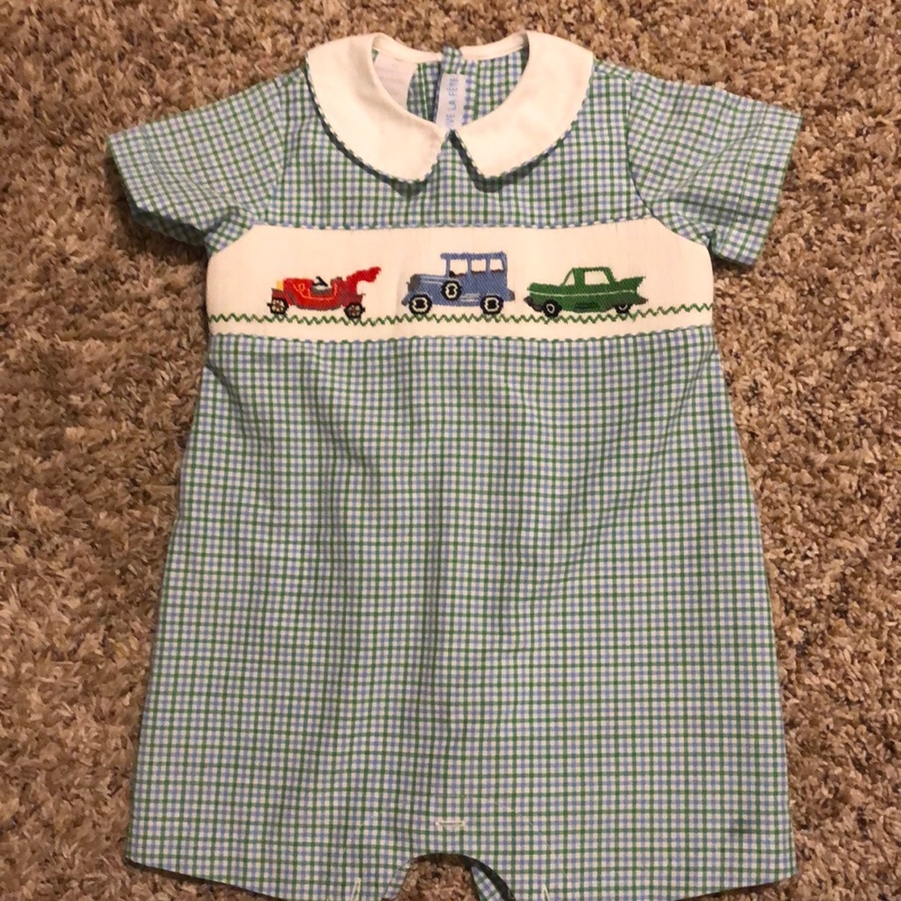 Smocked Car Outfit